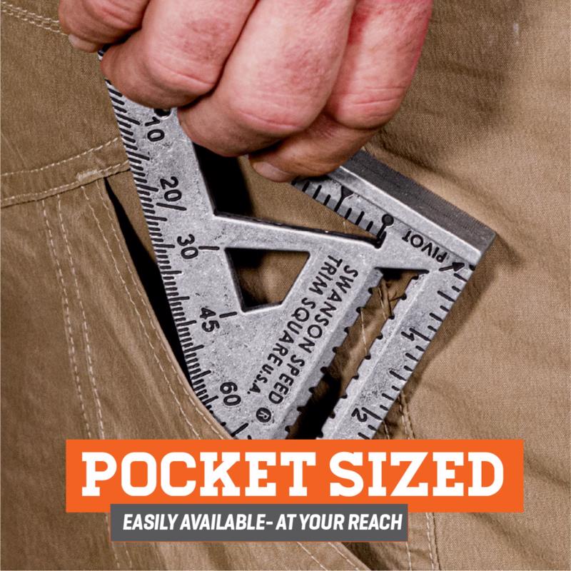 Swanson 4-1/2 in. L Aluminum Trim Speed Square