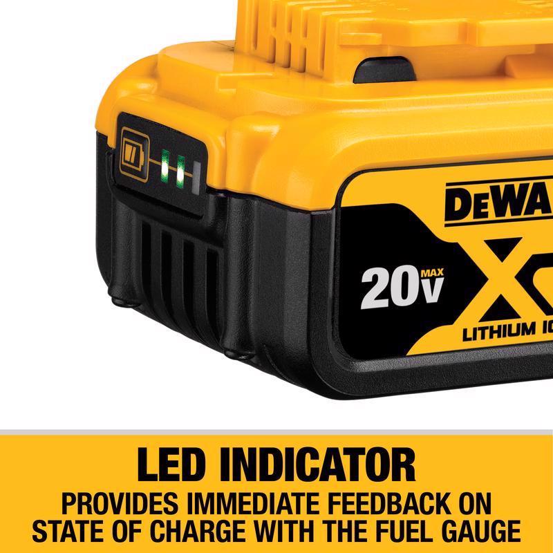 DeWalt 20V MAX DCB346-3 Lithium-Ion Battery Pack 3 pc