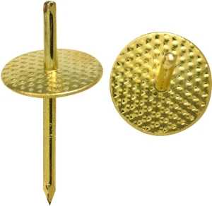 OOK 50091 One-Step Hanger, 20 lb, Brass, Gold