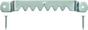 OOK 50203 Sawtooth Hanger, 20 lb, Steel, Brushed Nickel, 3/PK