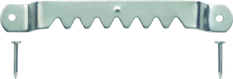 OOK 50203 Sawtooth Hanger, 20 lb, Steel, Brushed Nickel, 3/PK