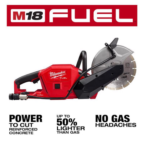 Milwaukee M18 FUEL 9 in. Cordless Brushless Cut-Off Saw Tool Only