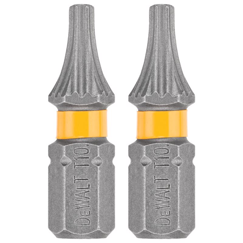 DeWalt Max Fit Torx #10 X 1 in. L Screwdriver Bit Set Steel 2 pk