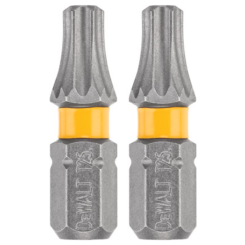 DeWalt Max Fit Torx T25 X 1 in. L Screwdriver Bit Set Steel 2 pk