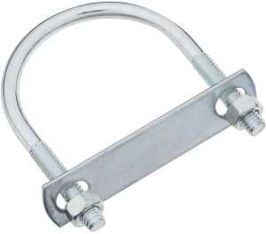 National Hardware N222-182 U-Bolt, 5/16-18 Thread, 1-3/4 in L Thread, Steel, Zinc, Pack of 5