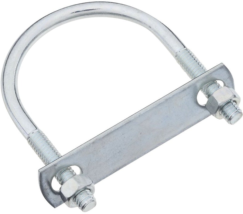 National Hardware N222-182 U-Bolt, 5/16-18 Thread, 1-3/4 in L Thread, Steel, Zinc, Pack of 5