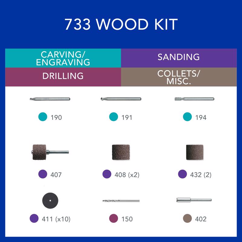 Dremel Rotary Accessory Kit 20 pc