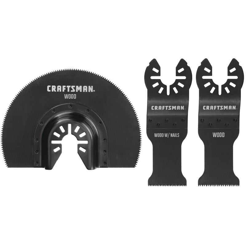 Craftsman Bi-Metal Oscillating Blade Set 3 pc