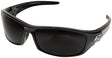 Edge SR116 Non-Polarized Safety Glasses, Smoke Lens, Black Frame, Unisex, Full Frame, Nylon Frame