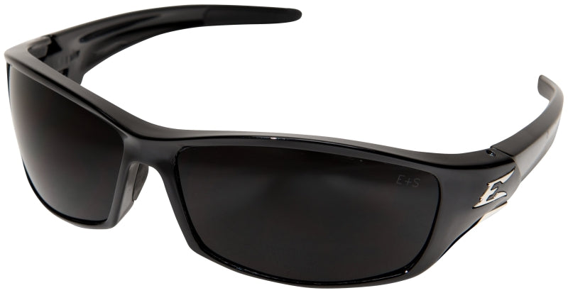 Edge SR116 Non-Polarized Safety Glasses, Smoke Lens, Black Frame, Unisex, Full Frame, Nylon Frame