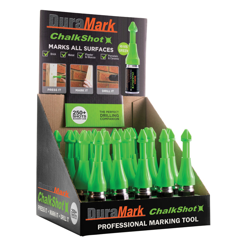 DuraMark 1 oz Standard Marking Chalk Green 1 pk, Pack of 30
