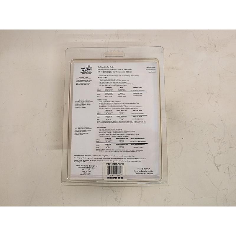 Dico Cordless 4 in. Buffer/Polisher 1 each