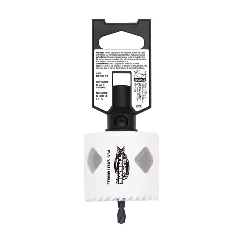 Blu-Mol Xtreme 2-1/4 in. Bi-Metal Hole Saw 1 pk