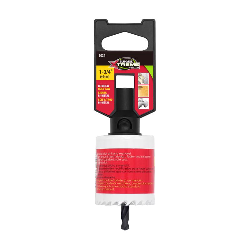 Blu-Mol Xtreme 1-3/4 in. Bi-Metal Hole Saw 1 pk