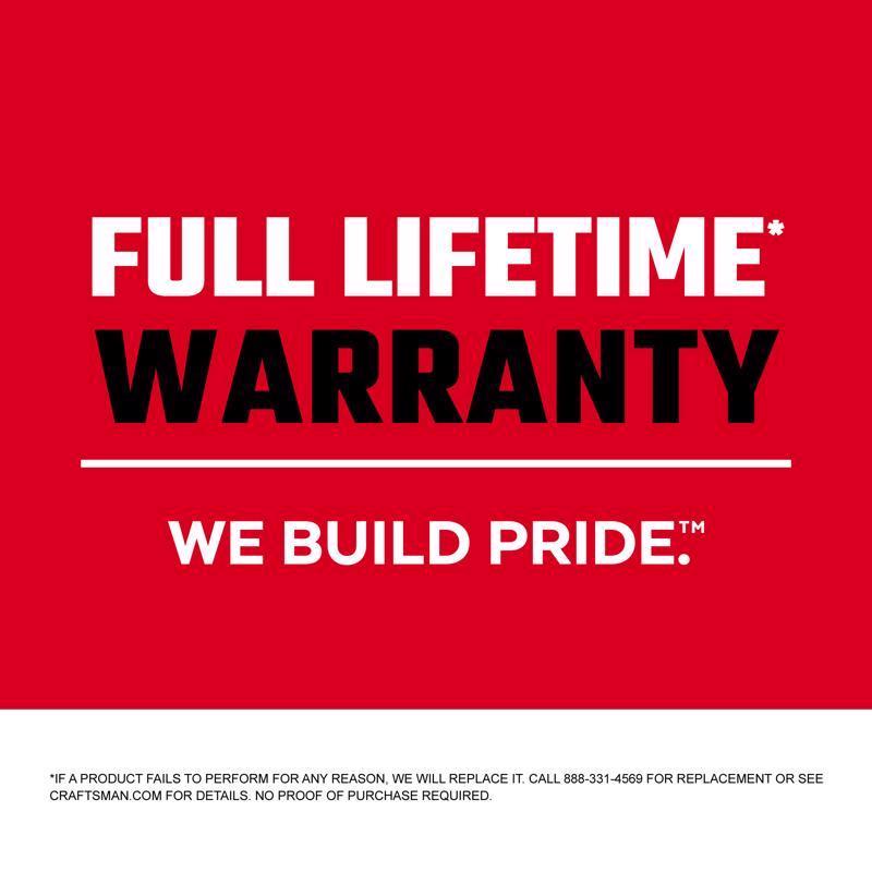 Craftsman OVERDRIVE 6 Point SAE Wrench Set 11 pc