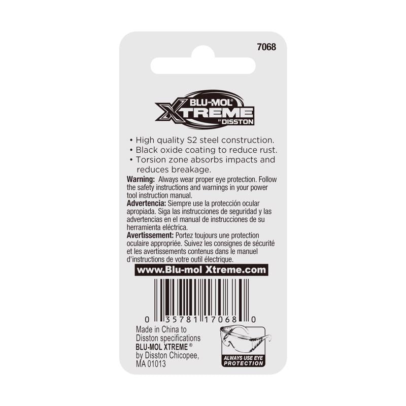 Blu-Mol Xtreme Torx 15 X 1 in. L Screwdriver Bit S2 Tool Steel 2 pc