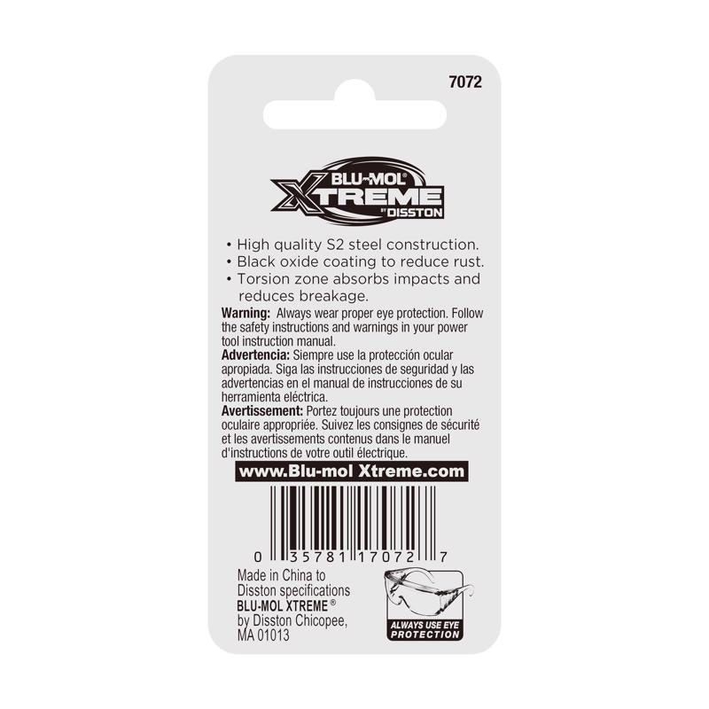 Blu-Mol Xtreme Torx 30 X 1 in. L Screwdriver Bit S2 Tool Steel 2 pc