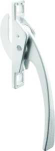 Prime-Line H 3716 Locking Handle, White, Zinc, For: Aluminum, Steel Windows