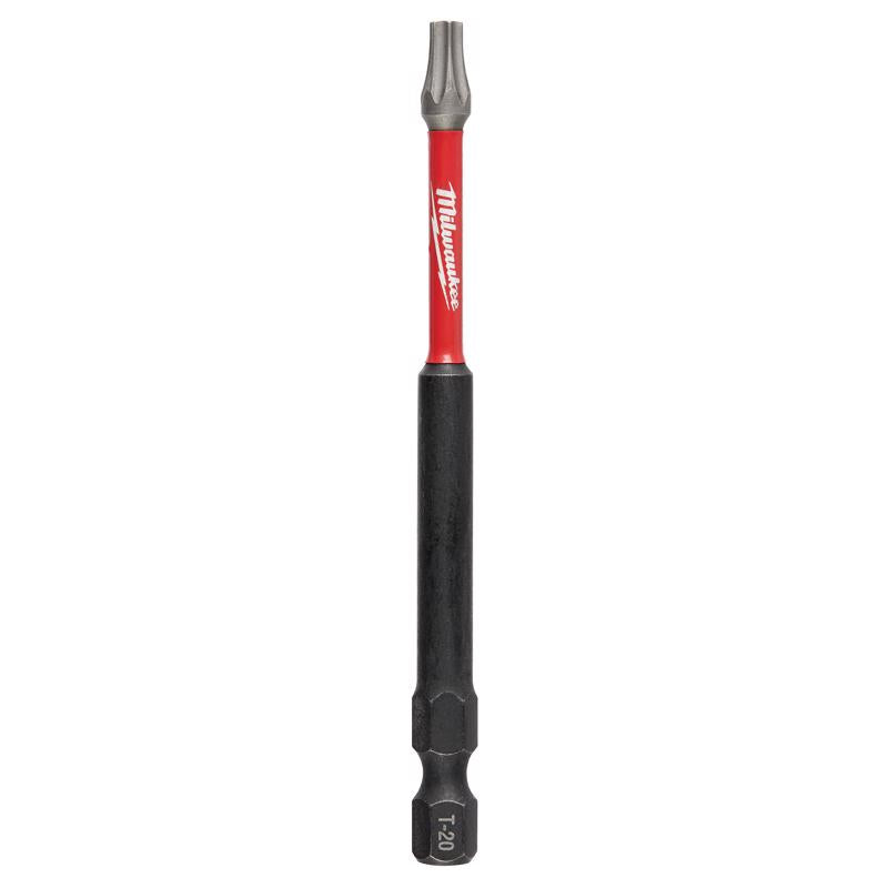 Milwaukee Shockwave Torx T-20 X 3-1/2 in. L Power Bit Alloy Steel 2 pk, Pack of 3