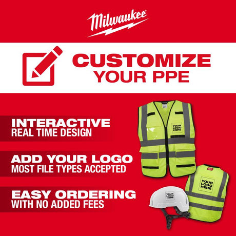 Milwaukee CSA Type R/Class 2 Reflective Mesh/One Pocket Safety Vest High Visibility Yellow L/XL