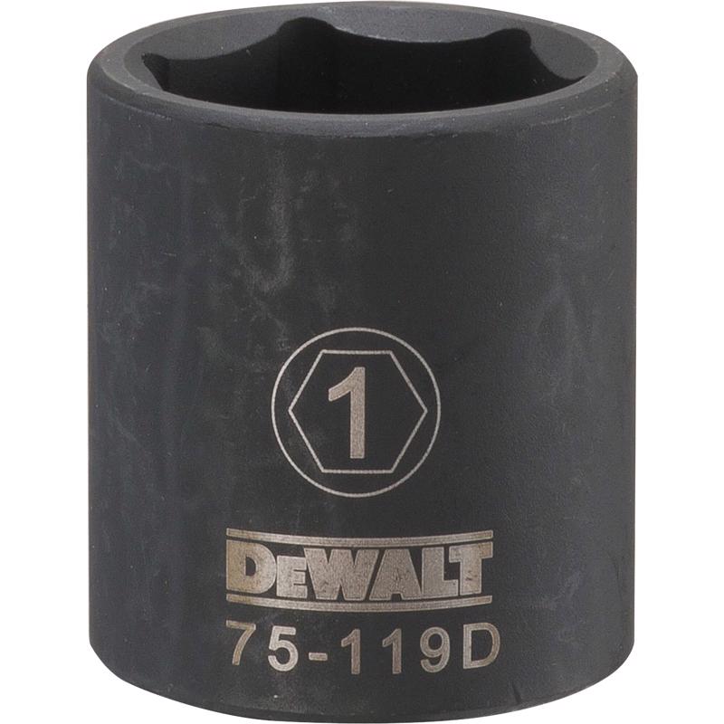 DeWalt Directtorque 1 in. X 1/2 in. drive SAE 6 Point Impact Socket 1 pc