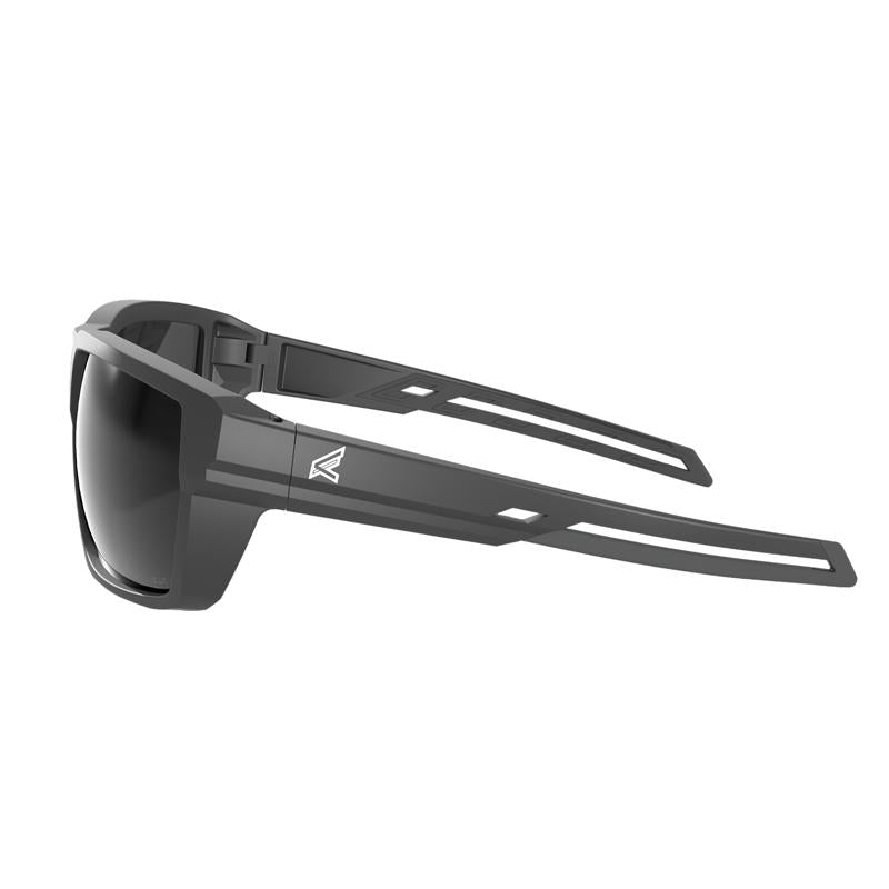Edge Eyewear Anti-Fog Lassen Safety Glasses Smoke Lens Black Frame