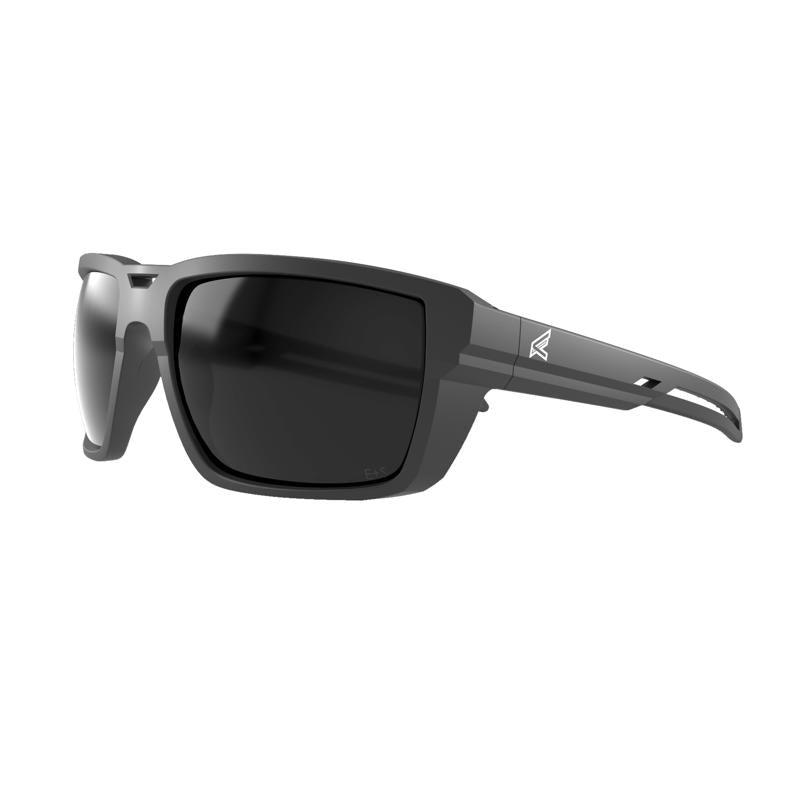 Edge Eyewear Anti-Fog Lassen Safety Glasses Smoke Lens Black Frame