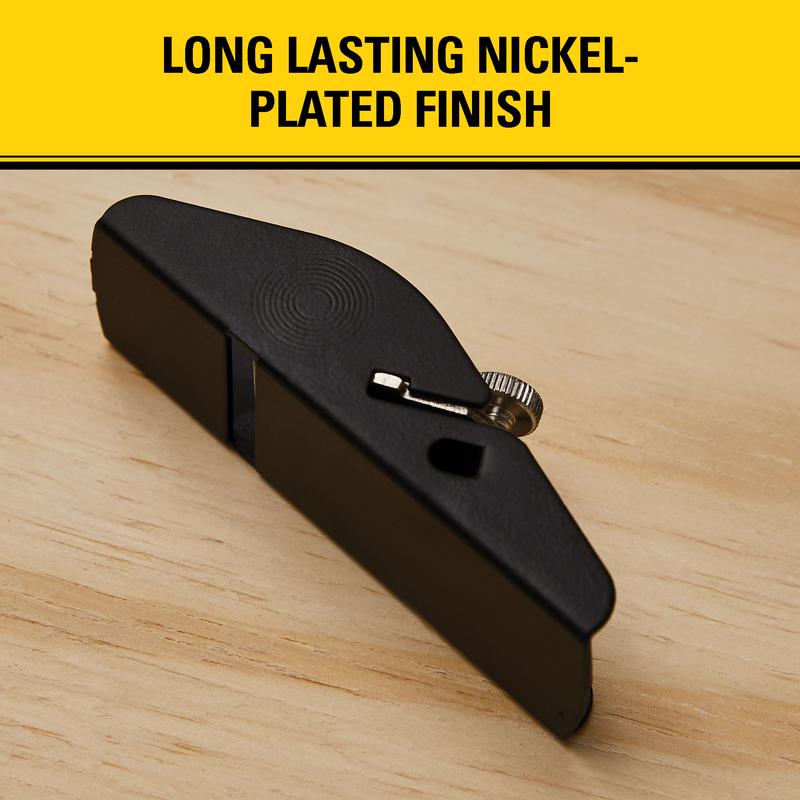 Stanley 3.5 in. L X 1 in. W Trimming Plane Cast Iron Black