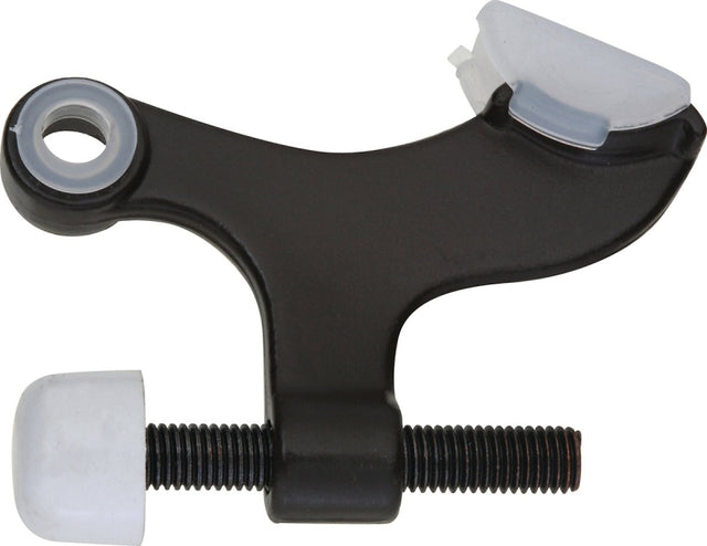 National Hardware N830-256 Hinge Pin Door Stop, 6 in W, Zinc, Oil-Rubbed Bronze