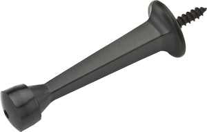 National Hardware N830-138 Door Stop, 3 in Projection, Die-Cast Zinc/Plastic/Rubber, Oil-Rubbed Bronze