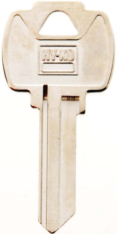 Hy-Ko 11010FA1 Key Blank, Brass, Nickel, For: Falcon Cabinet, House Locks and Padlocks, FA1 Key Number, Pack of 10