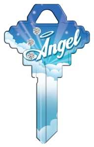Hy-Ko 16005SC1-ANBL Key Blank, Angel Bling, For: Schlage SC1 Keyways, Pack of 5