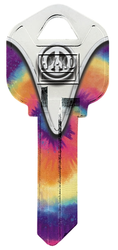 KW1-32 KEYBLANK PEACE SIGNS, Pack of 5