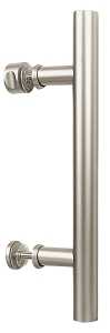 National Hardware N700-101 Madison Pull, 12 in H, Steel, Satin Nickel