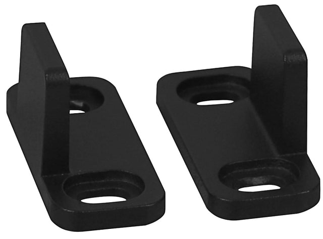 National Hardware N700-114 Double Guide, Aluminum, Matte Black, Floor Mounting