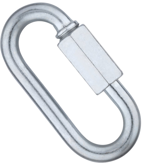 National Hardware N889-011 Quick Link, 1/4 in Trade, 880 lb Working Load, Steel, Zinc