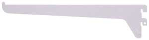 ProSource 25227PHL-PS Single and Utility Shelf Bracket, 75 lb/Pair, 10 in L, 2-1/2 in H, Steel, White, Pack of 30