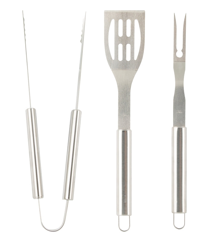 Omaha BBQ0828 BBQ Tool Set, Steel, Stainless Steel