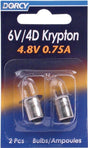 Dorcy 41-1663 Replacement Bulb, 4.8 V, 0.75 A, Krypton Lamp