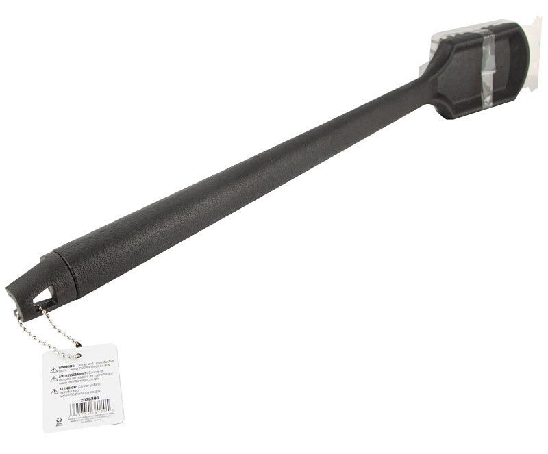 Omaha BBQ1010 Grill Brush with Scraper, 3 in L Brush, 2-1/2 in W Brush, Stainless Steel Bristle, Stainless Steel Bristle