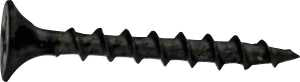 ProFIT 0286109 Screw, #6 Thread, 1-5/8 in L, Coarse Thread, Bugle Head, Phillips Drive, Phosphate, Sharp Point