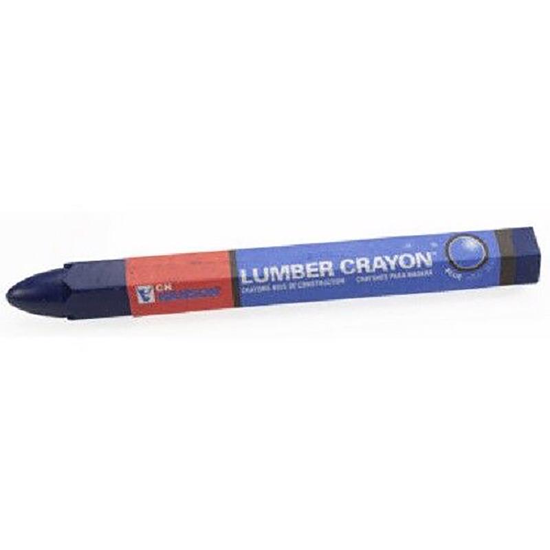 C.H. Hanson 4.5 in. L Lumber Crayon Blue 1 pc, Pack of 12