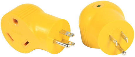 Camco USA 55325 Adapter, 30 A Female, 15 A Male, 125 V, Male, Female, For: Recreational Vehicles