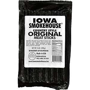 Iowa Smokehouse is-16csn Meat Stick, Original, 16 oz, 10 CS, Pack of 10