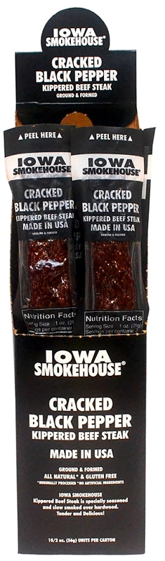 STICK BEEF KPRD BLK PEPPER 2OZ, Pack of 10