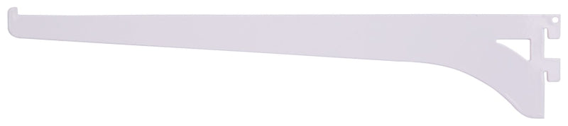 ProSource 25219PHL-PS Heavy-Duty and Single Track Shelf Bracket, 90 lb/Pair, 12 in L, 2-3/8 in H, Steel, White, Pack of 30