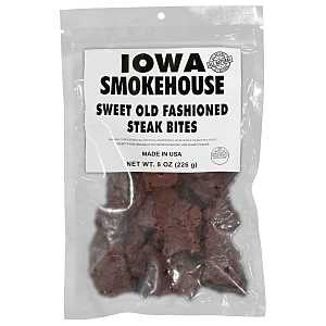 Iowa Smokehouse IS-SBOF Steak Bite, Sweet Old Fashioned, 8 oz, Pack of 6