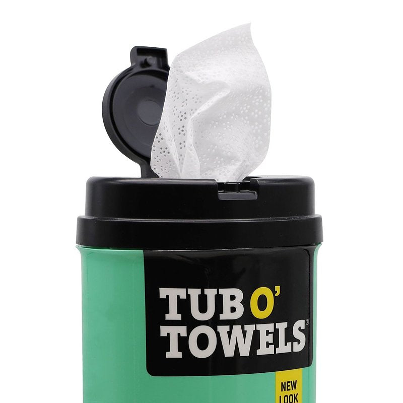 Tub O'Towels TW40-GR Granite and Marble Cleaning Wipes, 8 in L, 7 in W, 1-Ply, Mild, Polypropylene