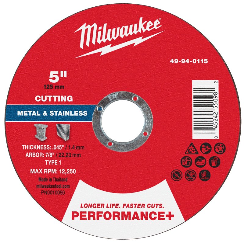 CUT-OFF WHL P-MTL TYP1 5X7/8IN