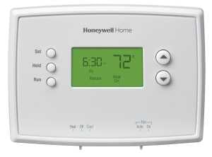 Honeywell RTH2300B1038/E1 Programmable Thermostat, 133 mm L x 26 mm W x 88.5 mm H Dimensions, +/-1 deg F Control